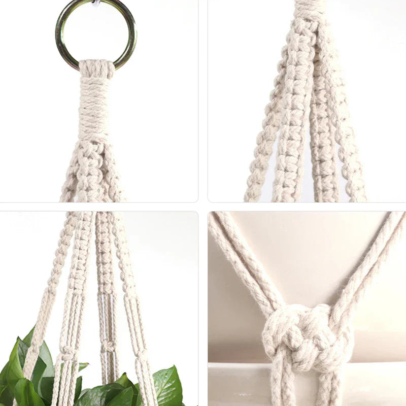 Suspension Plante - Macramé - Mur