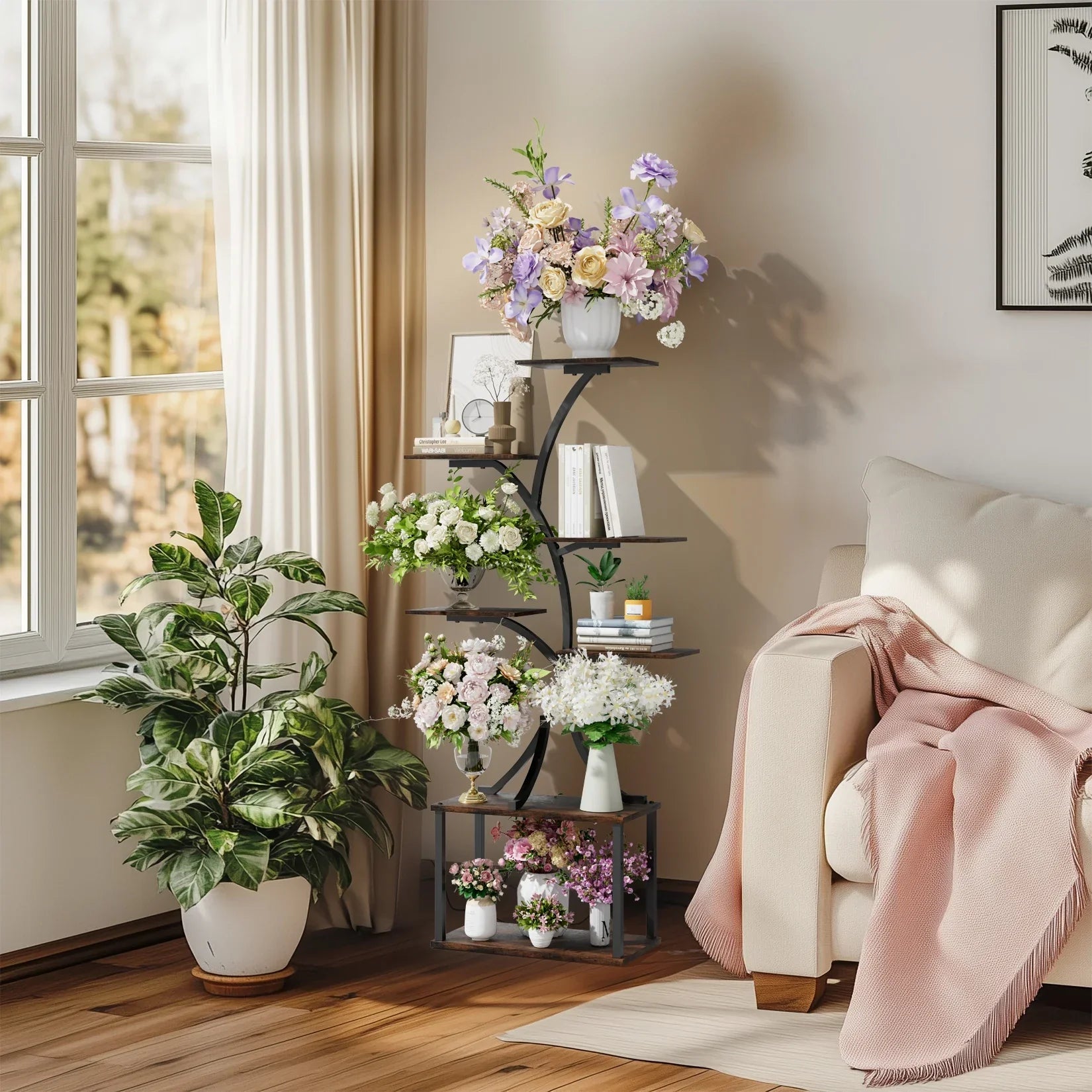 Porte-Plante - Bambou 3 Niveaux