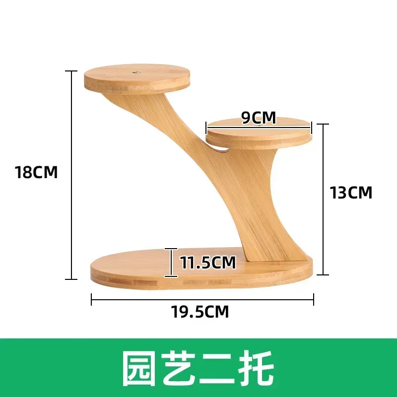 Étagère Porte Plante - Bambou - Mini Taille