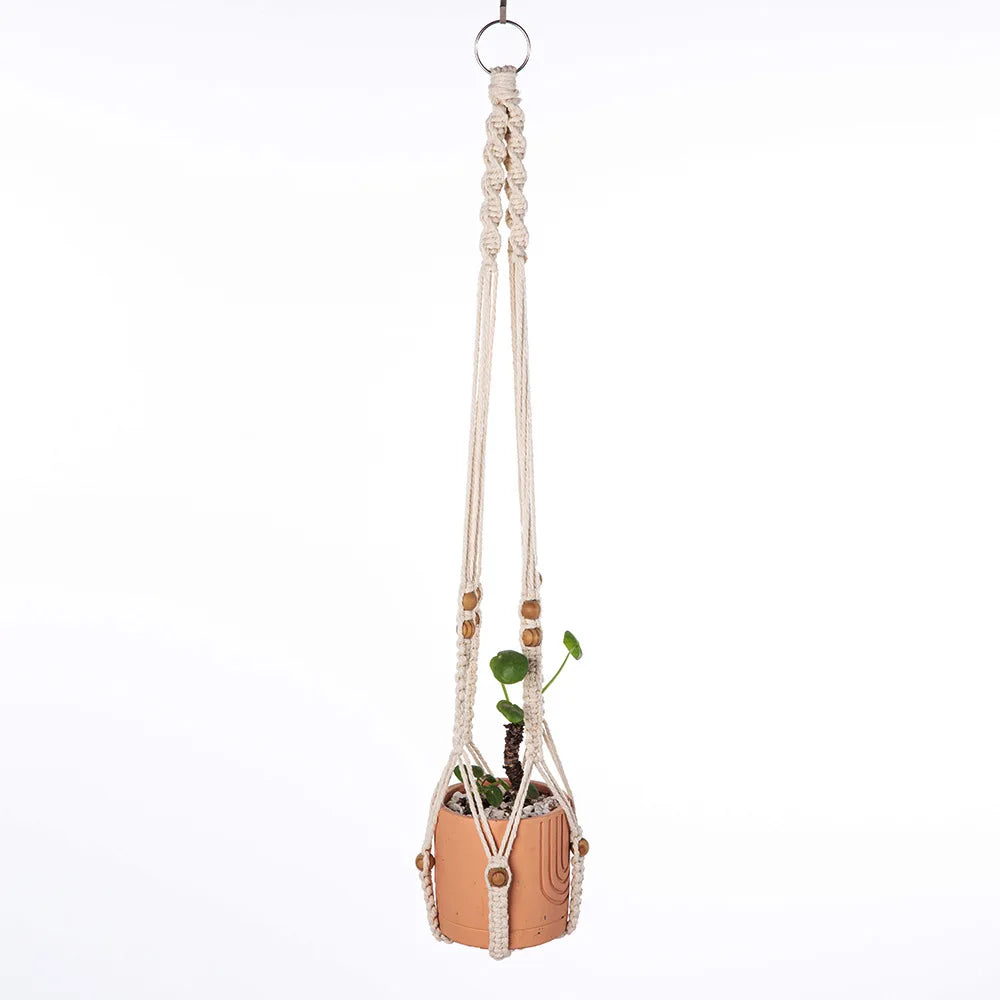 Suspension Plante - Coton - Macramé