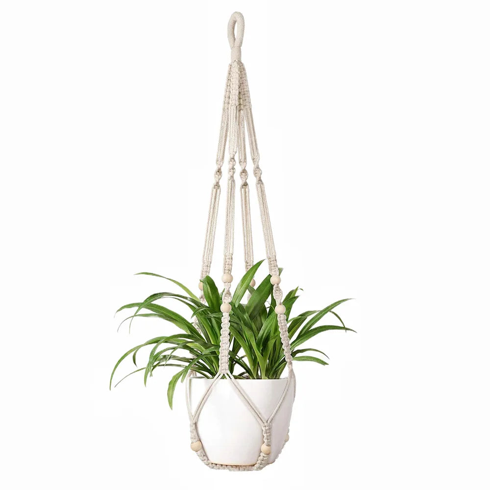 Suspension Plante - Coton - Macramé