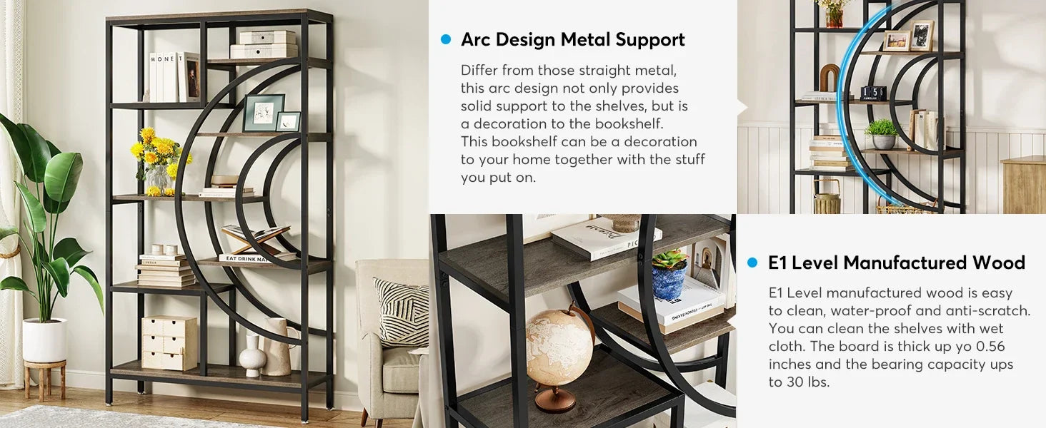 Étagère plante 8 niveaux - Métal rustique