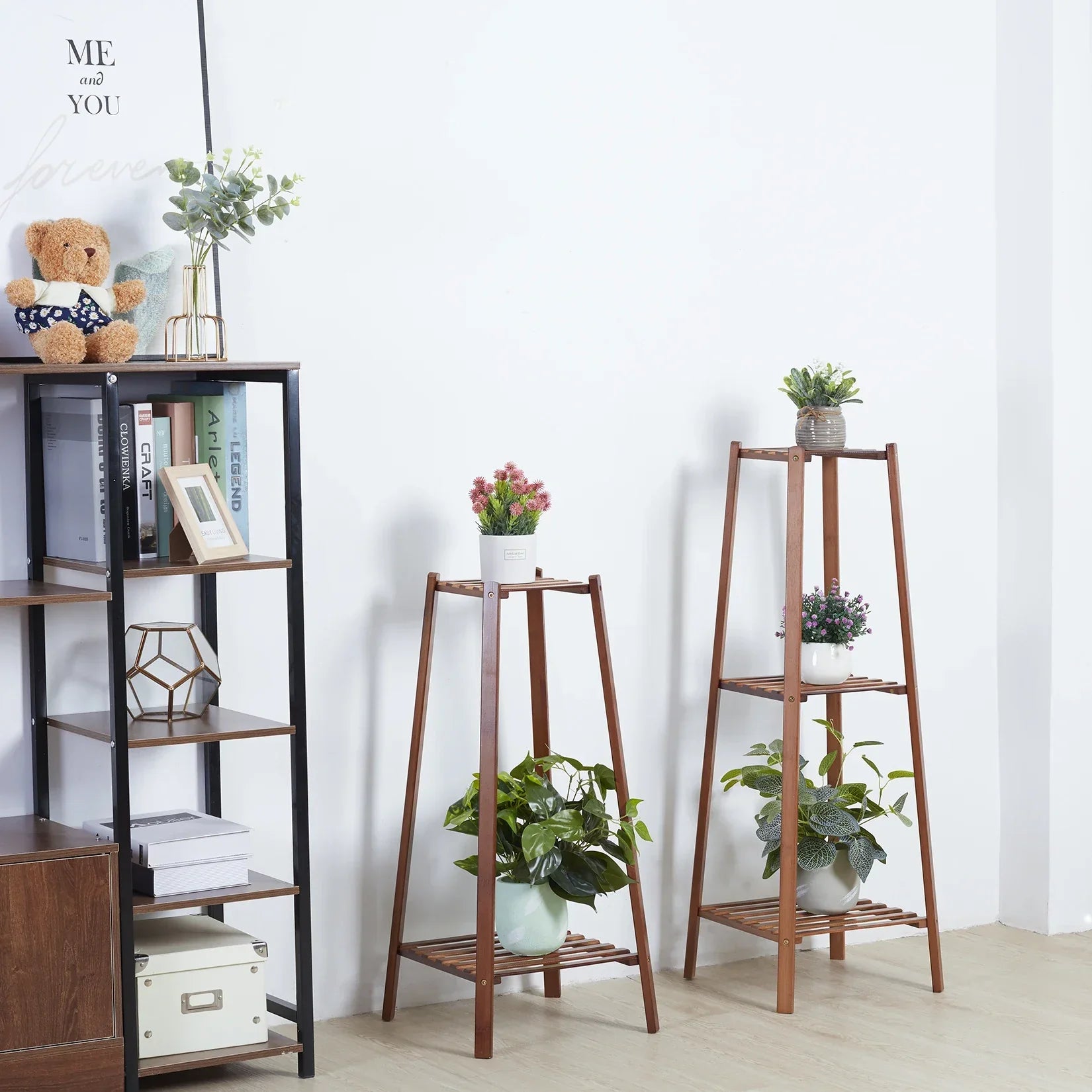 Supports de Plantes - Kit 3 Supports Bois