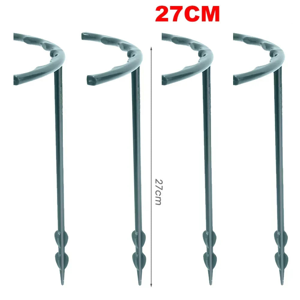 Porte-Plante Original - Design Mi-Lune - 8 Niveaux - Métal & Bois