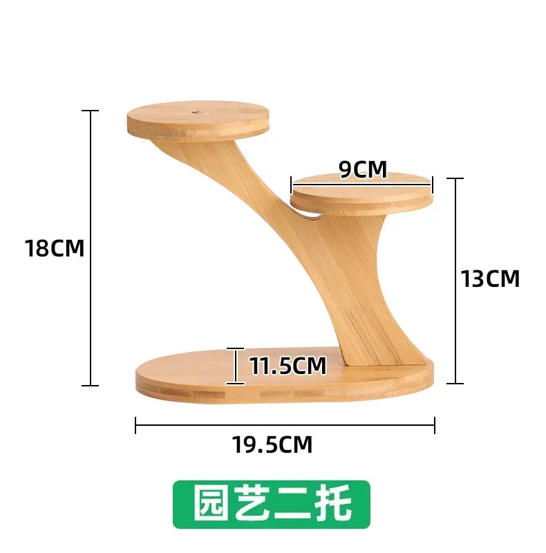 Étagère Porte Plante - Bambou - Mini Taille
