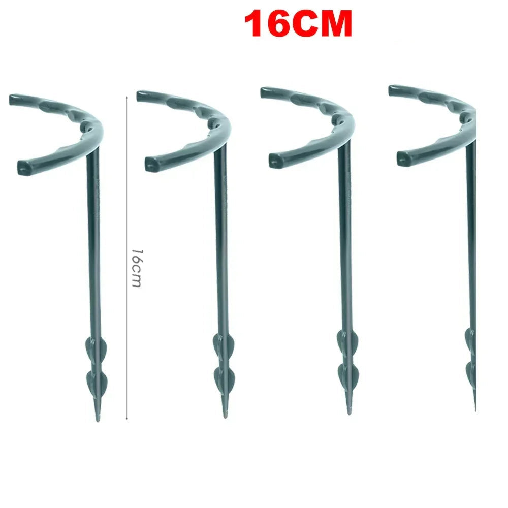 Porte-Plante Original - Design Mi-Lune - 8 Niveaux - Métal & Bois