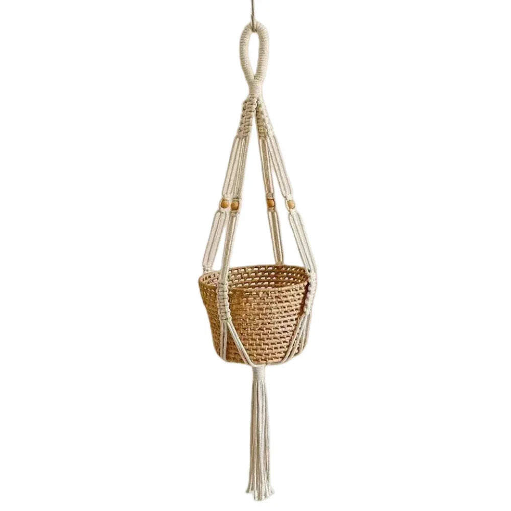 Suspension Plante - Coton - Macramé