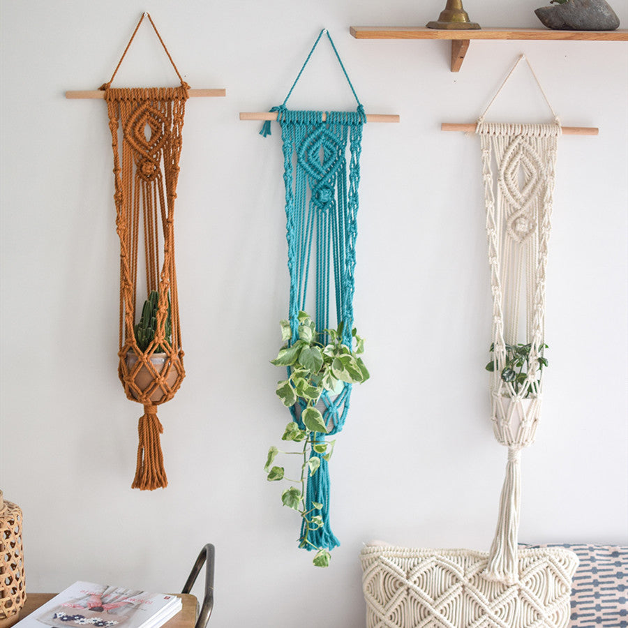 Suspension pour plante en macramé - La Bella Tressée