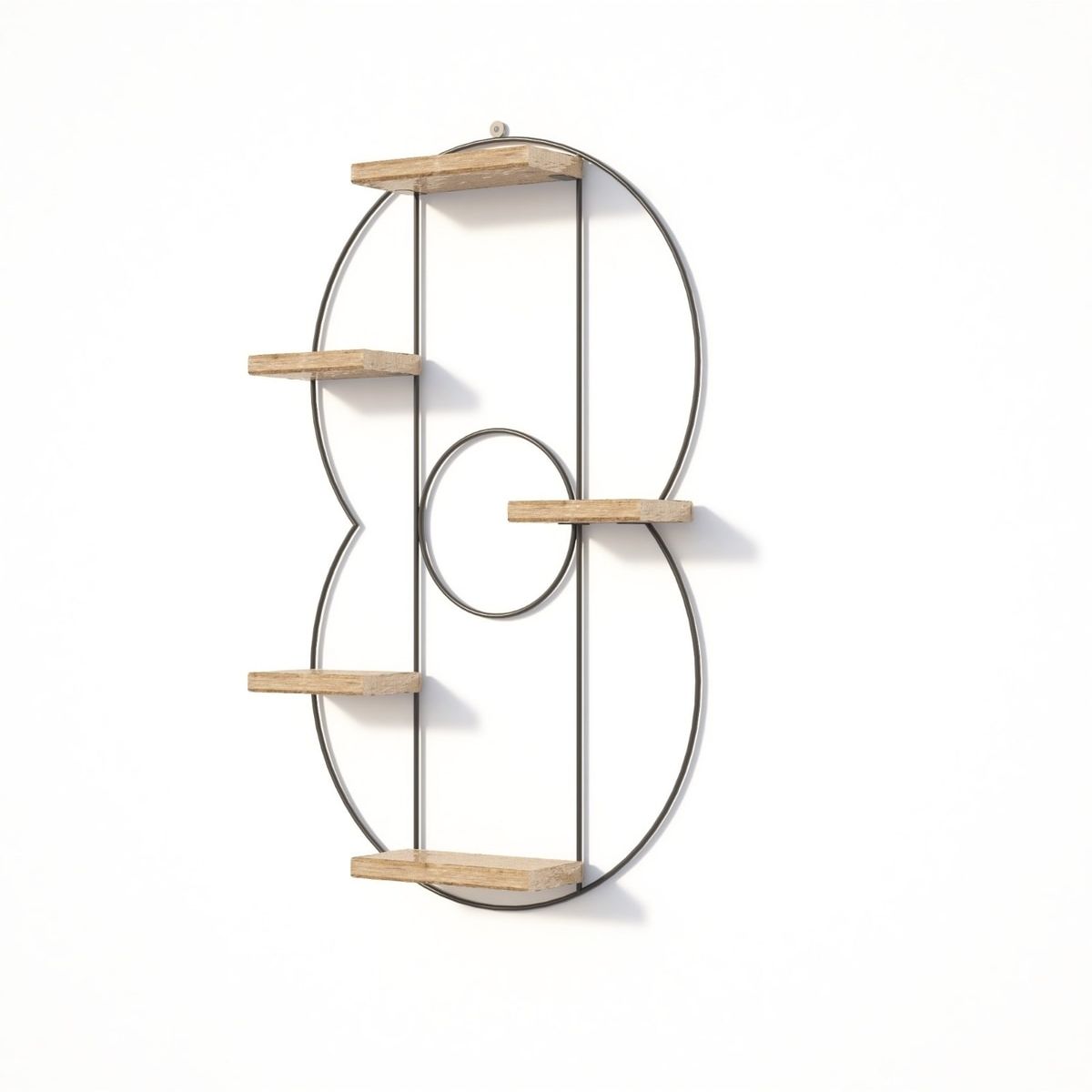Porte-plante original mural - Shiny Circle (Lot de 2)