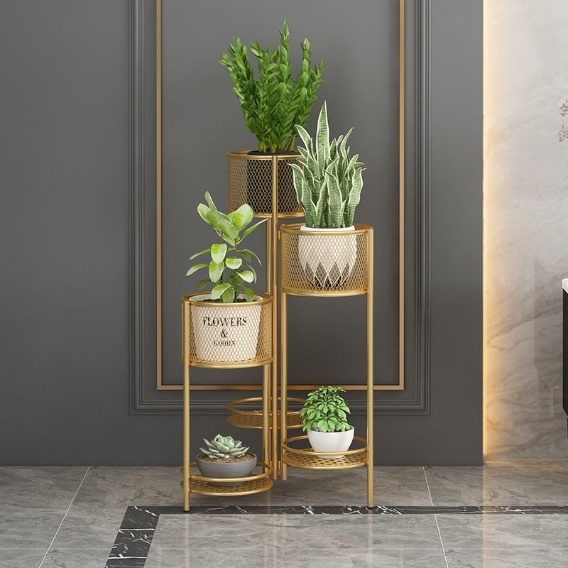 Porte-plante sur pieds - La Golden Rustic