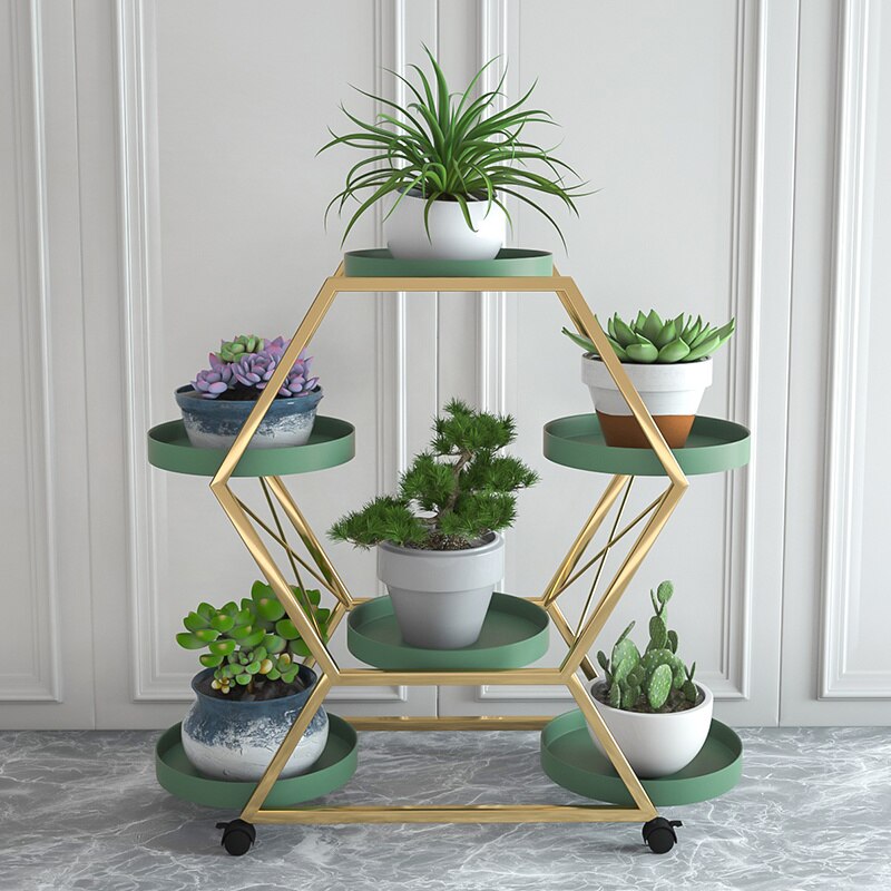 Porte-plante original à roulettes - La Lolita