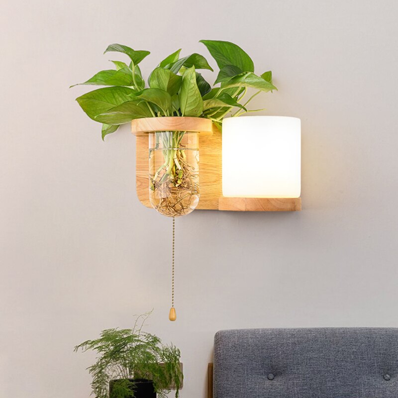 Porte-plante mural luminaire - La Solaire