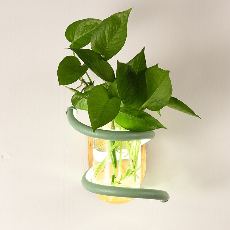 Porte-plante mural luminaire - Lucia