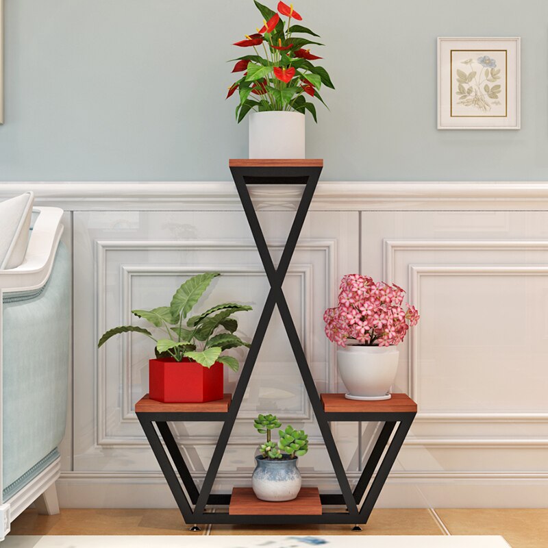 Porte-plante original en fer forgé - La Camila