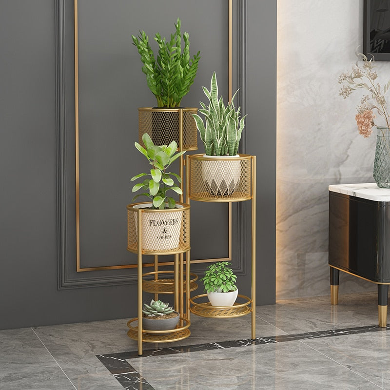 Porte-plante sur pieds - La Golden Rustic