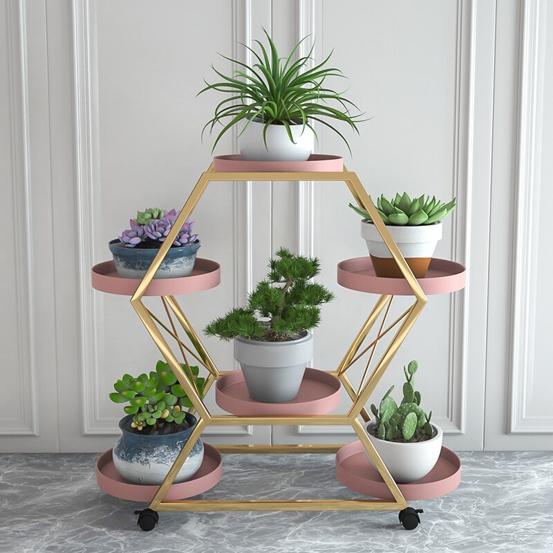 Porte-plante original à roulettes - La Lolita