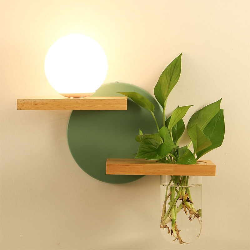 Porte-plante mural luminaire - La Malibu