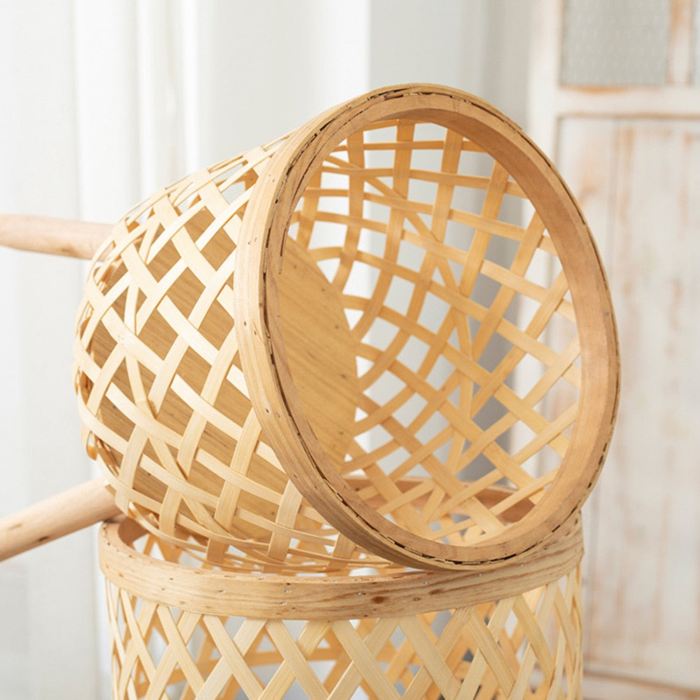 Porte-plante artisanal en bambou - La Tya