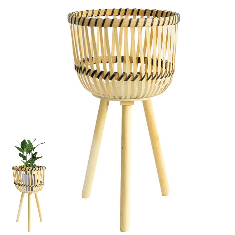 Porte-plante artisanal en bambou - La Lya