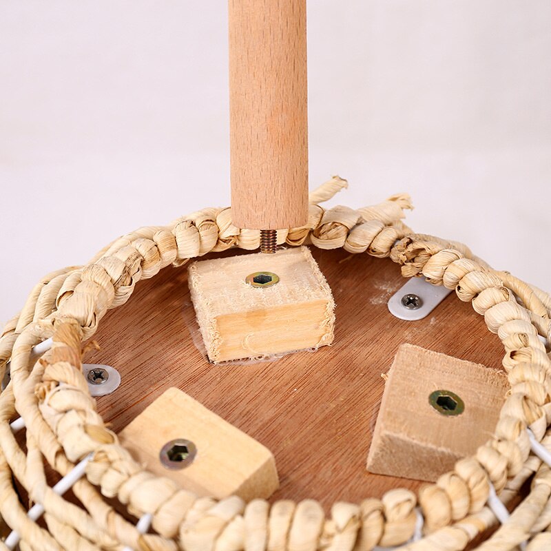Porte-plante artisanal en bois - La Nala