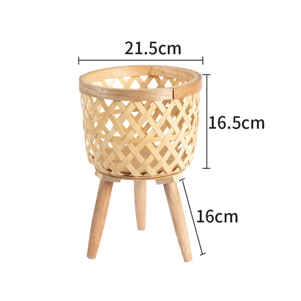 Porte-plante artisanal en bambou - La Tya