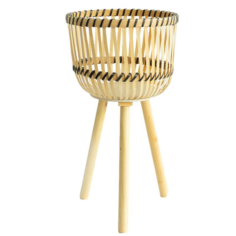 Porte-plante artisanal en bambou - La Lya