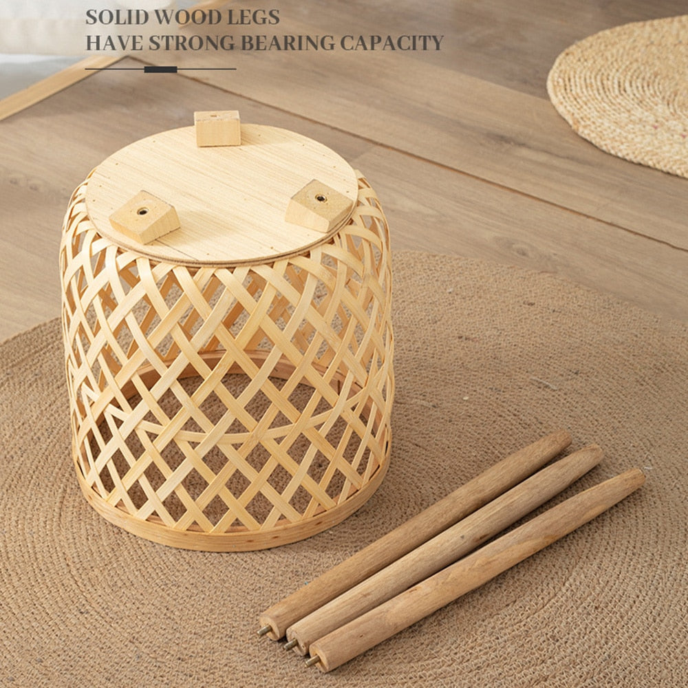 Porte-plante artisanal en bambou - La Tya