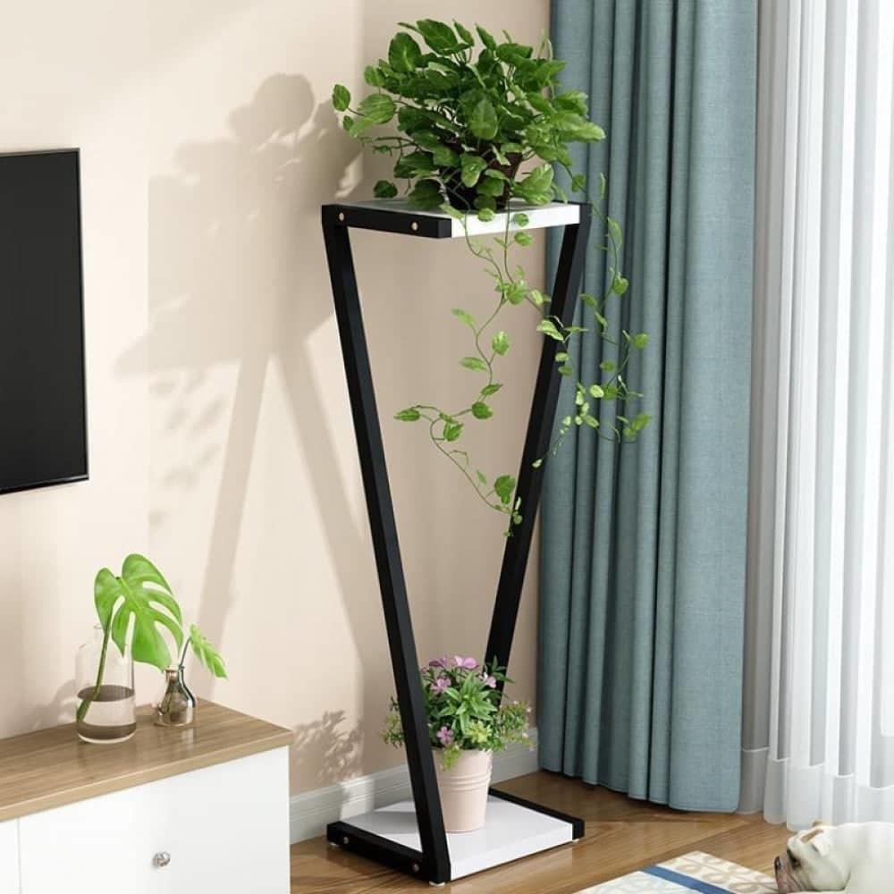 Porte plante scandinave élégant en bois