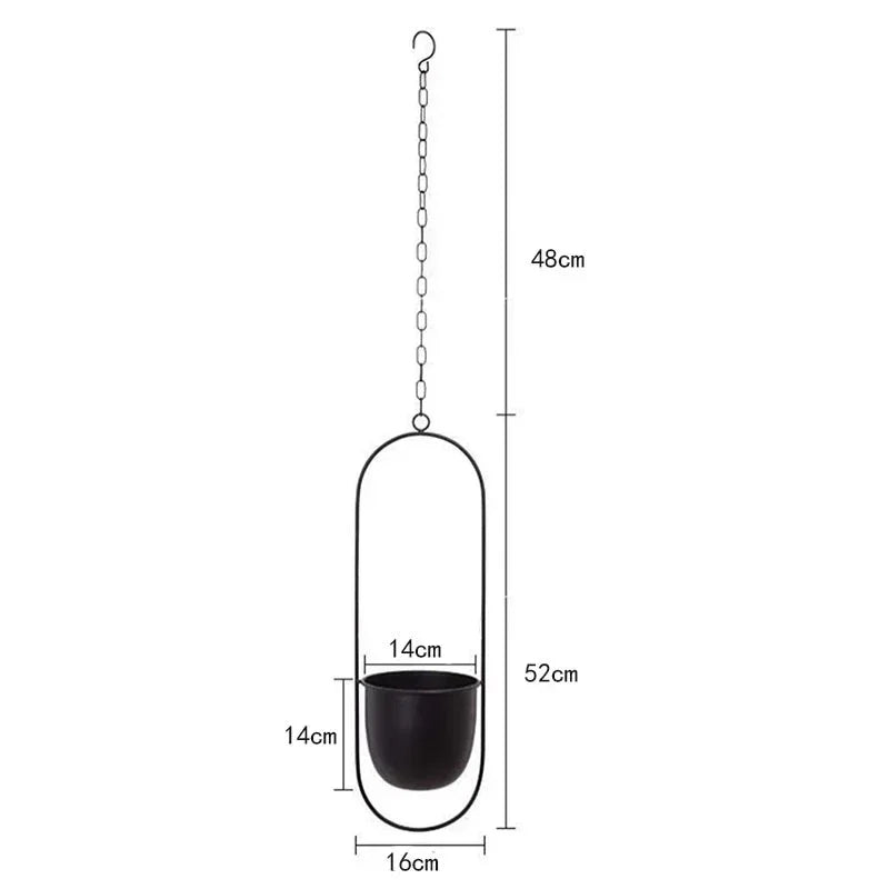 Suspension Plante - Métal - Style Nordique