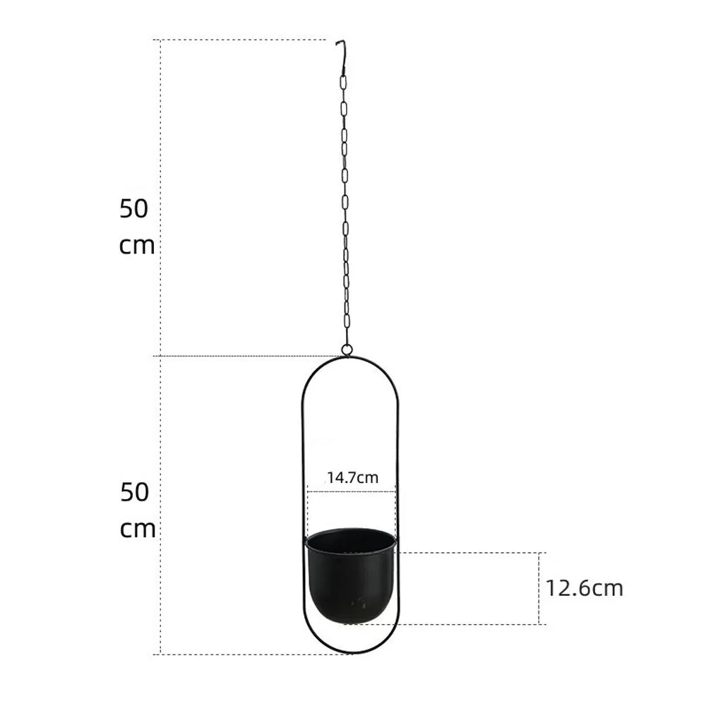 Suspension Plante - Fer - Moderne