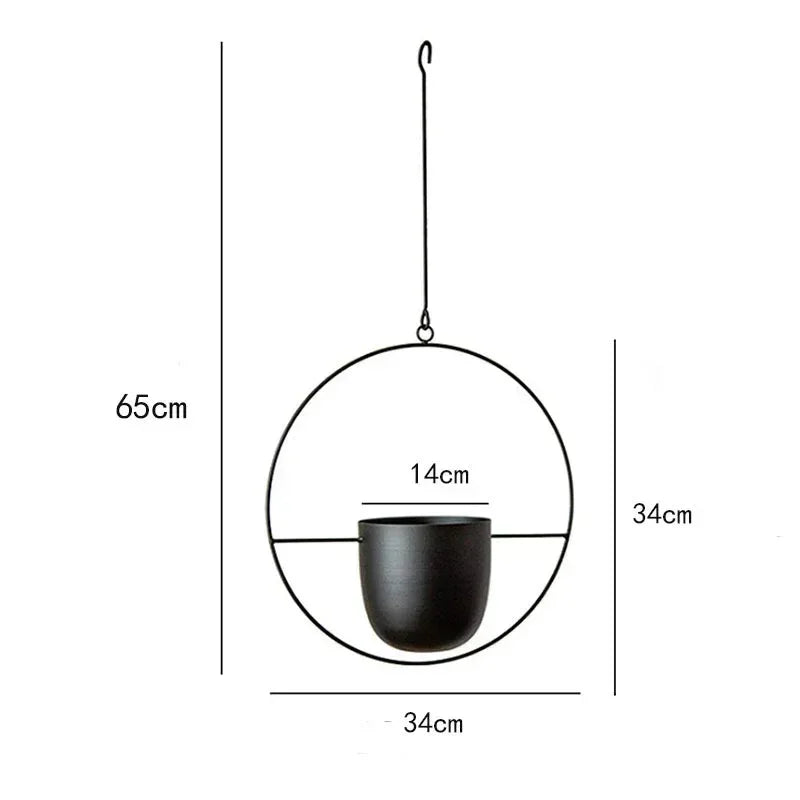 Suspension Plante - Métal - Style Nordique