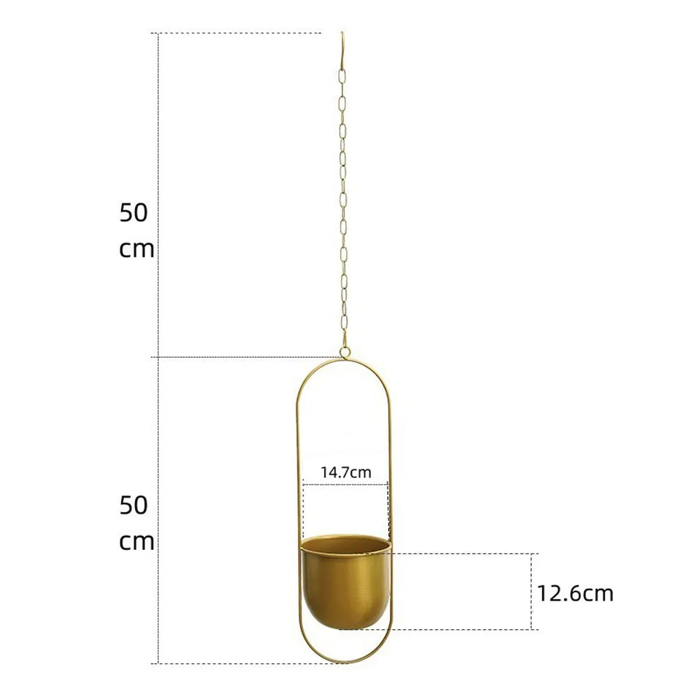 Suspension Plante - Fer - Moderne