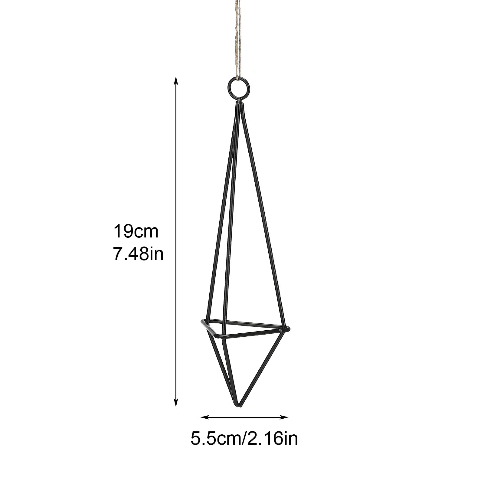 Suspension Plante - Métal - Géométrique